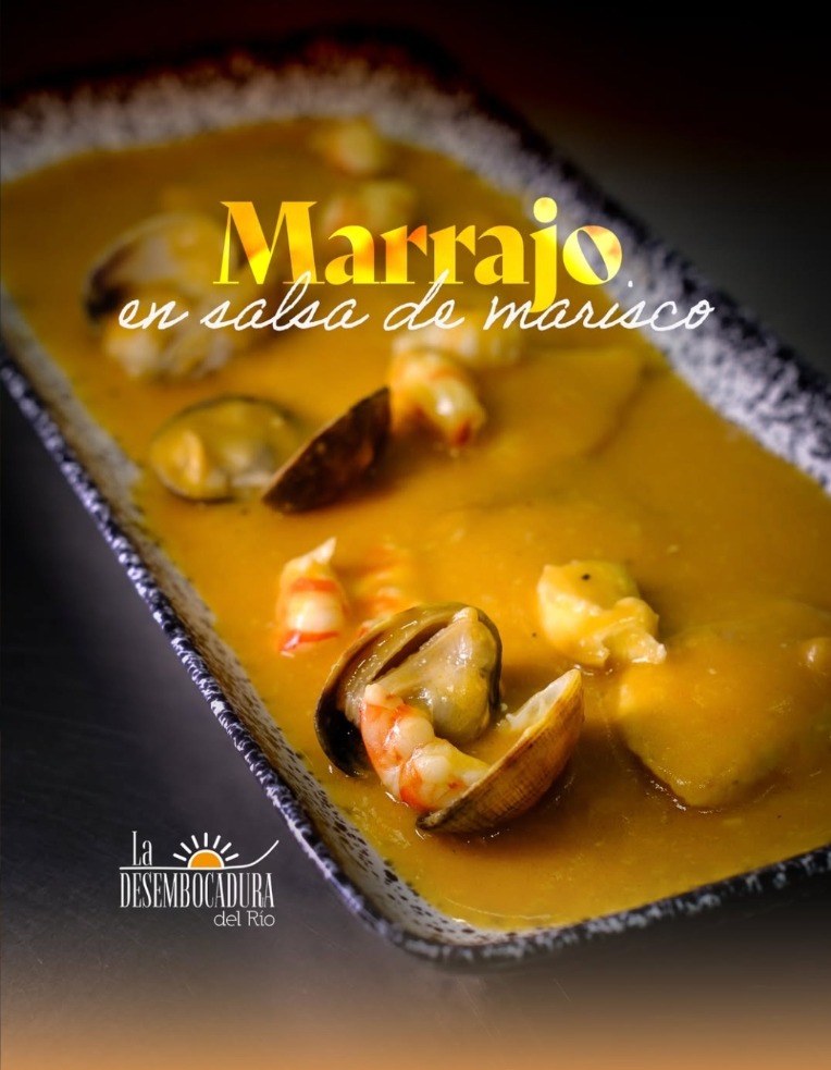 Marrajo en salsa de marisco