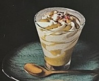Copa Cristal Chocolate Blanco con Cremino de Pistacho